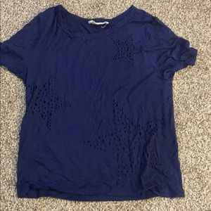 Stars cutout t-shirt